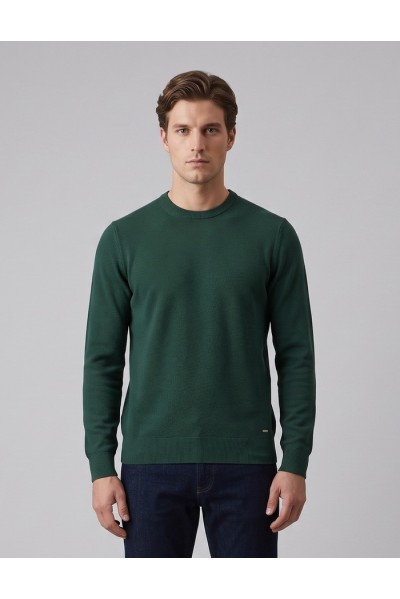Markup maglia girocollo in misto viscosa punto riso MK9900014 — 805219040080449_4