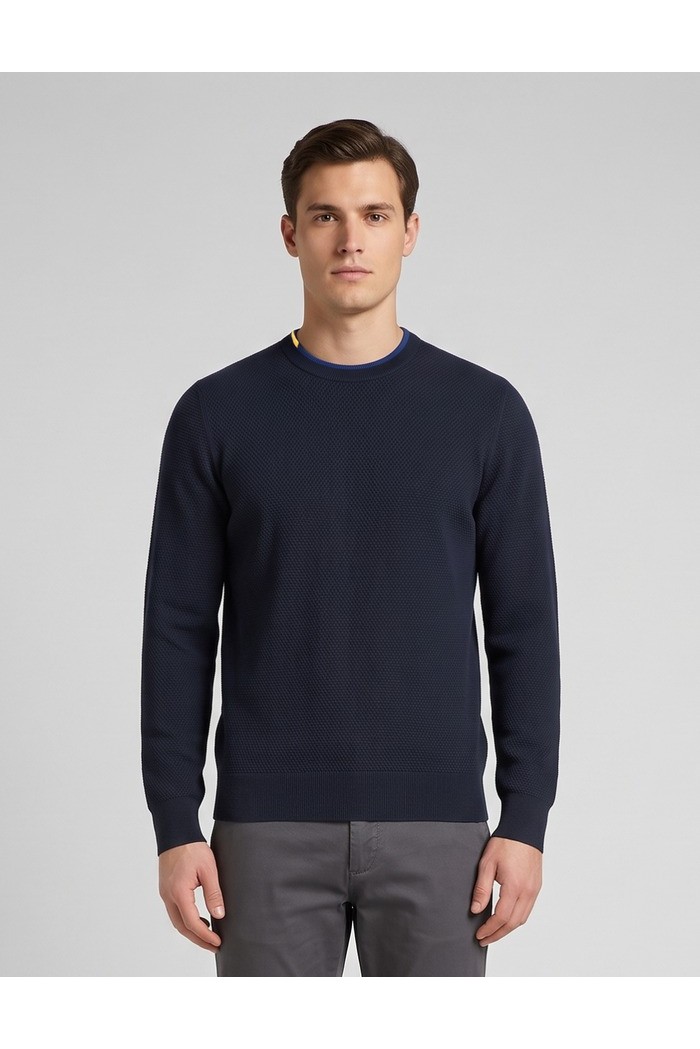Markup maglia girocollo in misto viscosa punto riso MK9900124 [2305920a]