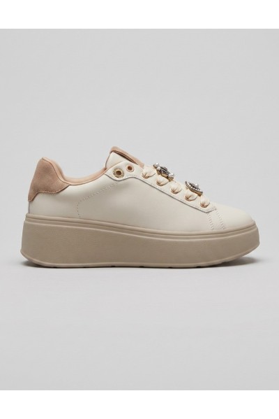 Gold & Gold sneaker platform con dettaglio gioiello GB1093 — 805219040080584_1