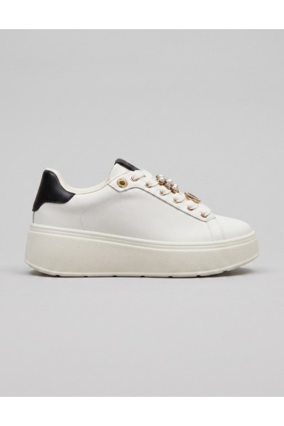 Gold & Gold sneaker platform con dettaglio gioiello GB1093 — 805219040080584_2