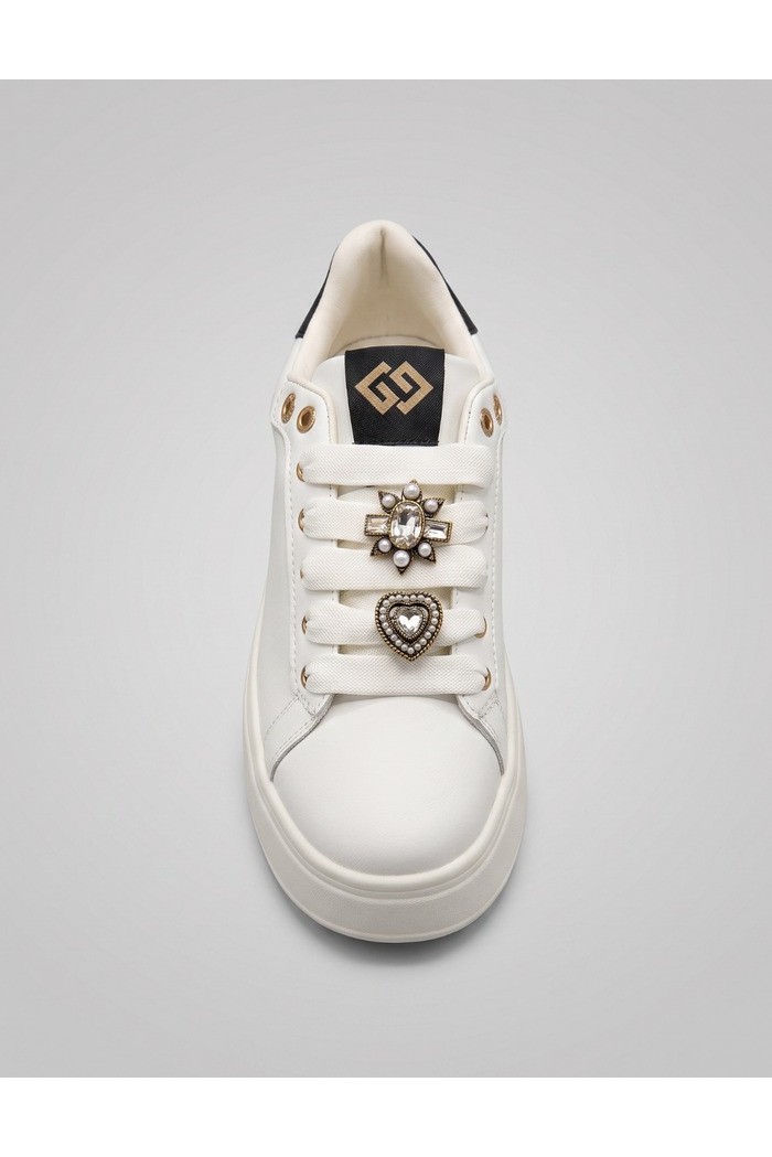 Gold & Gold sneaker platform con dettaglio gioiello GB1093 [311c3463]