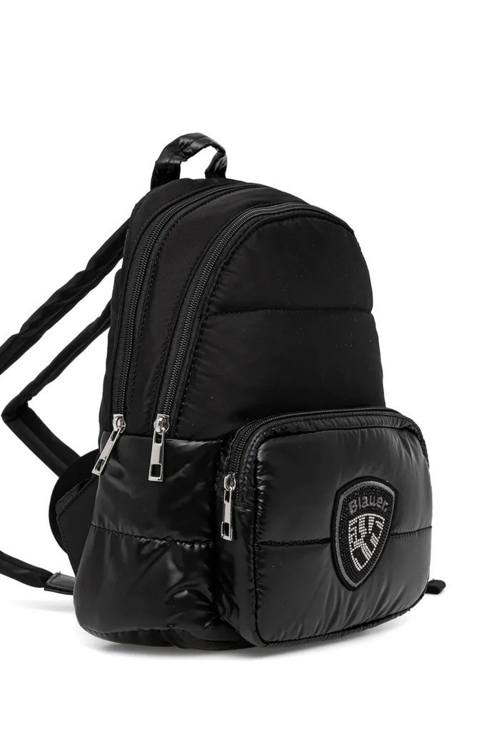 Blauer zaino trapuntato con logo F6WAVE04/PAD [6f9ef044]