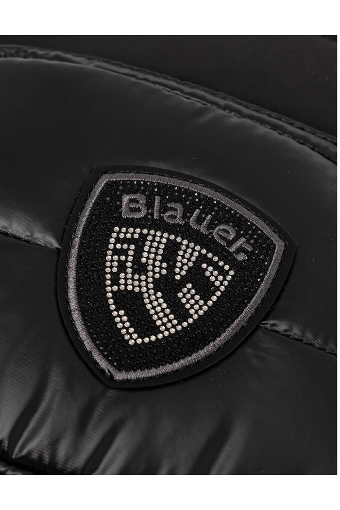 Blauer zaino trapuntato con logo F6WAVE04/PAD [6aceb75a]
