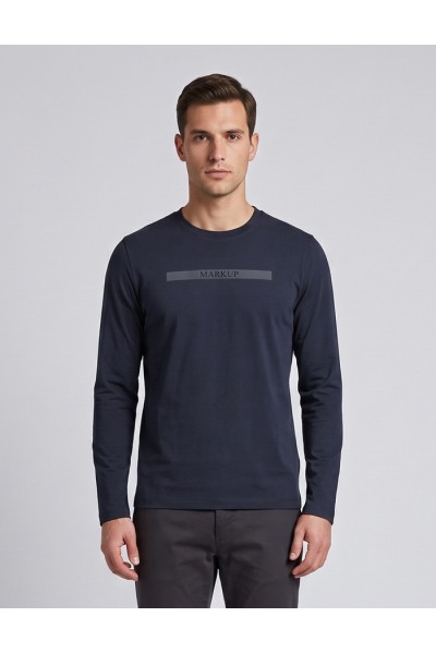 Markup t-shirt in cotone con logo MK21003 — 805219040080444_1
