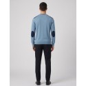 Markup maglia girocollo in misto viscosa con toppe MK20028 [f33606c1]