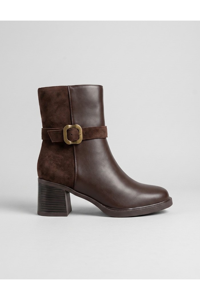Gold & Gold stivale con tacco ed apertura a zip GY507 [f63f4bb7]