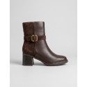 Gold & Gold stivale con tacco ed apertura a zip GY507 [f63f4bb7]