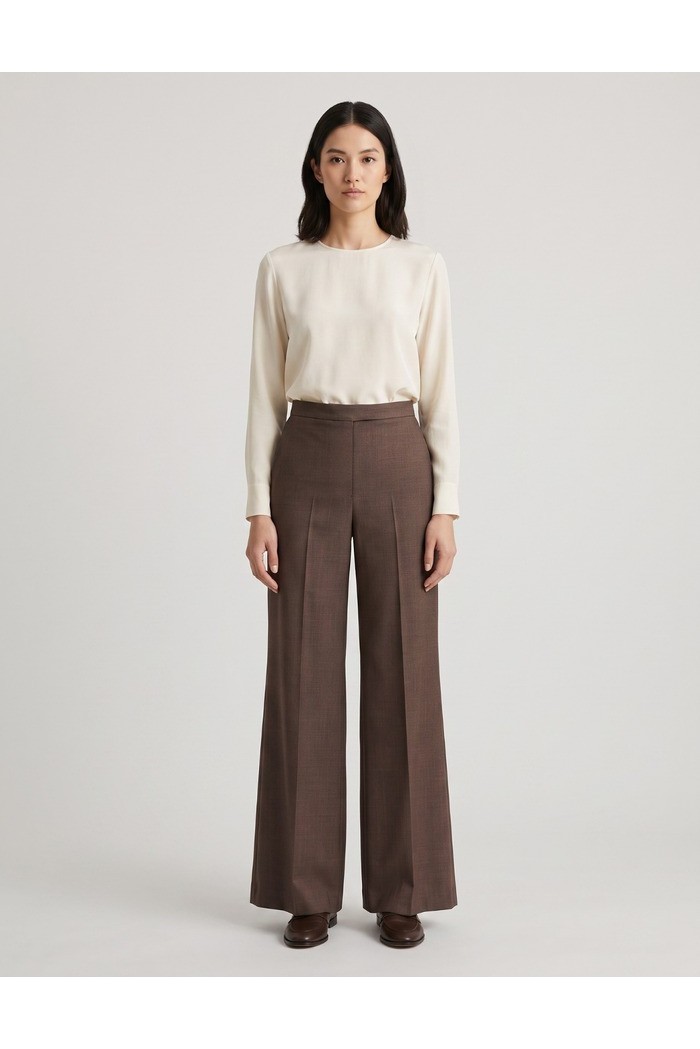 Dairesy pantalone palazzo in misto lana FW26DE0908 [896c9ef1]