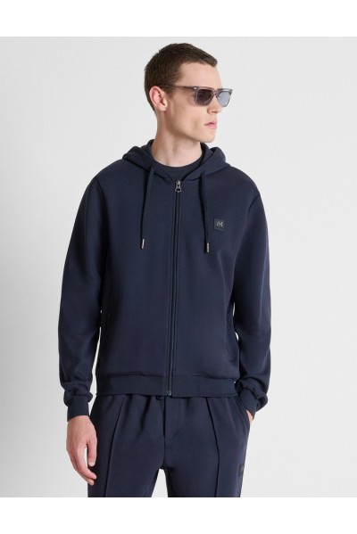 Antony Morato felpa cappuccio regular fit in interlock con logo MMFL01172-FA150168 [cef65eb3]