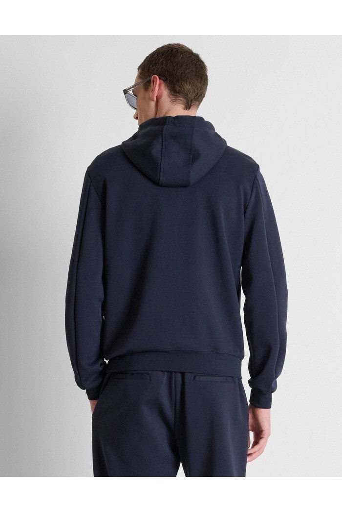 Antony Morato felpa cappuccio regular fit in interlock con logo MMFL01172-FA150168 [a0cddcba]
