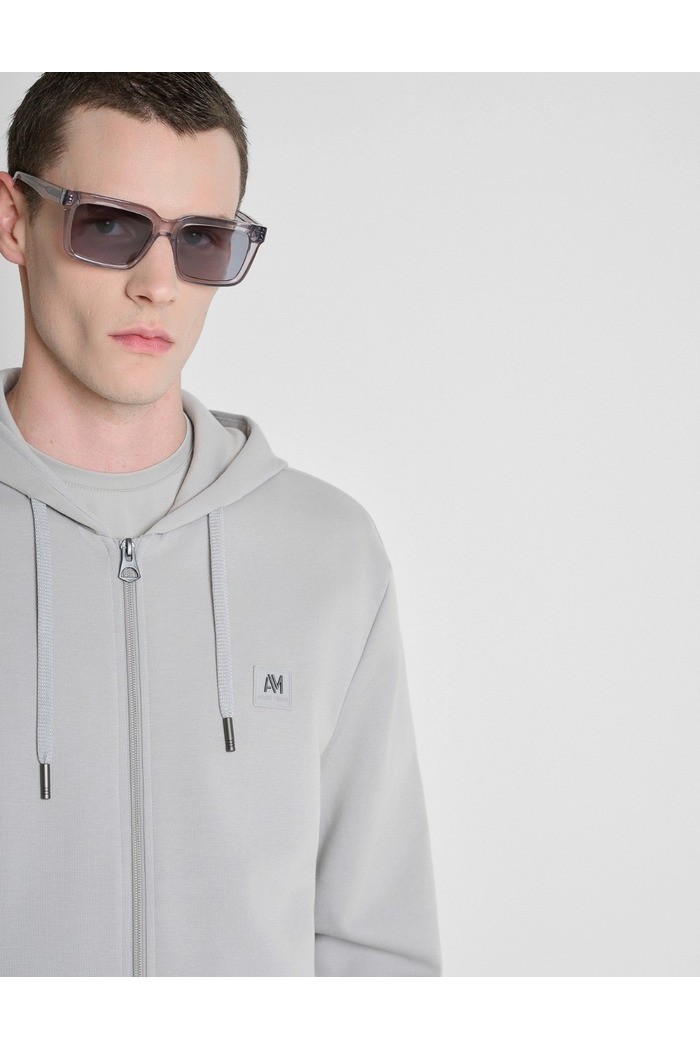 Antony Morato felpa cappuccio regular fit in interlock con logo MMFL01172-FA150168 [ff411909]