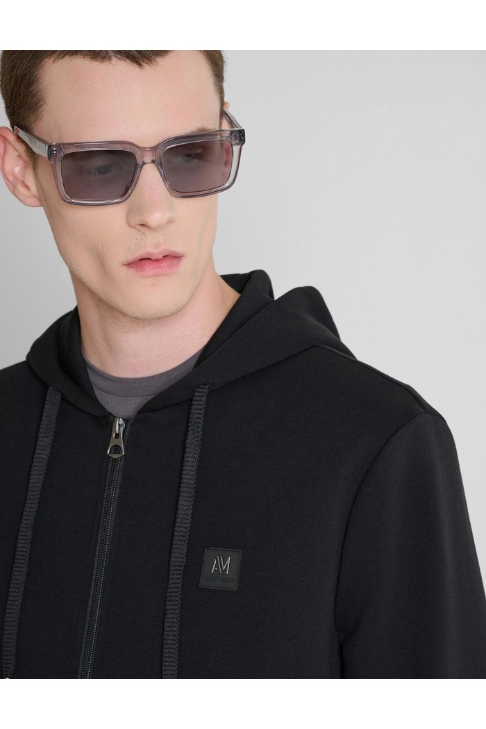 Antony Morato felpa cappuccio regular fit in interlock con logo MMFL01172-FA150168 [a7cc1f34]