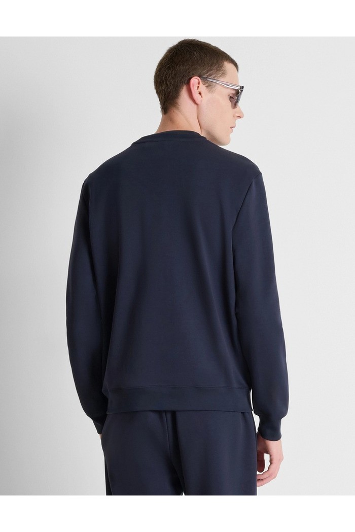 Antony Morato felpa girocollo regular fit in interlock con logo MMFL01171-FA150168 [50d78c8c]