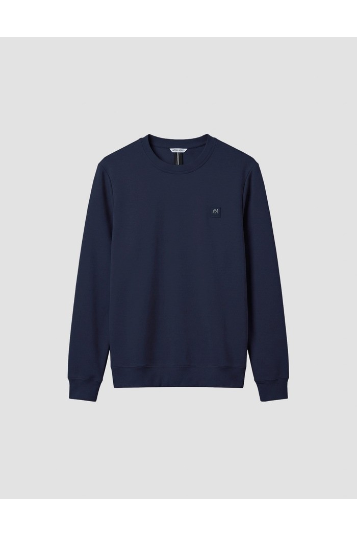 Antony Morato felpa girocollo regular fit in interlock con logo MMFL01171-FA150168 [5587cb92]