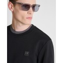 Antony Morato felpa girocollo regular fit in interlock con logo MMFL01171-FA150168 [57d64f02]