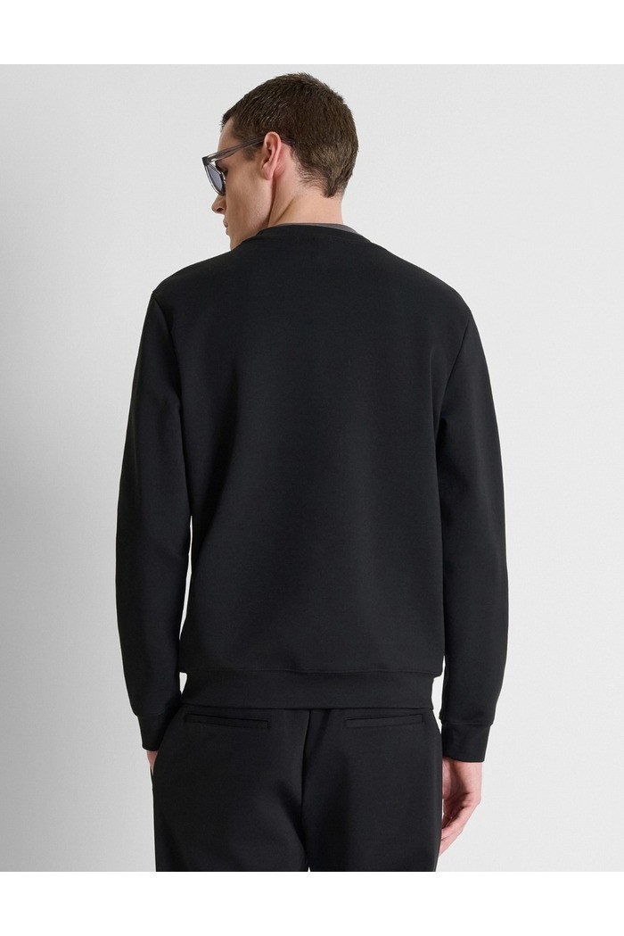 Antony Morato felpa girocollo regular fit in interlock con logo MMFL01171-FA150168 [e0cb8e06]