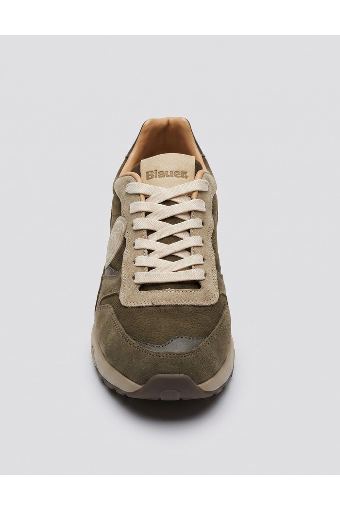 Blauer sneaker con scudetto OZARK01/NUS [9859798f]