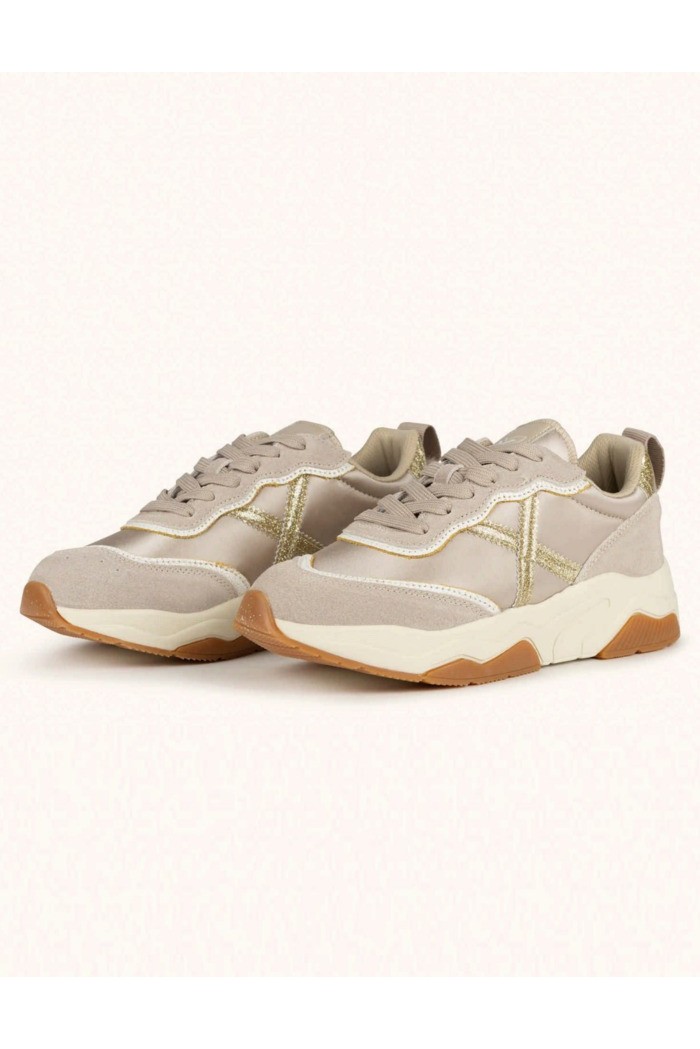 Munich sneaker allacciata con logo Wave Wmn 186 8770186 [7660bee1]