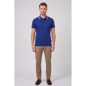 Refrigue polo in piquet stretch con dettagli a contrasto R5018M261 [a44af808]