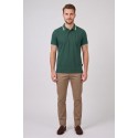 Refrigue polo in piquet stretch con dettagli a contrasto R5018M261 [db0ca24f]