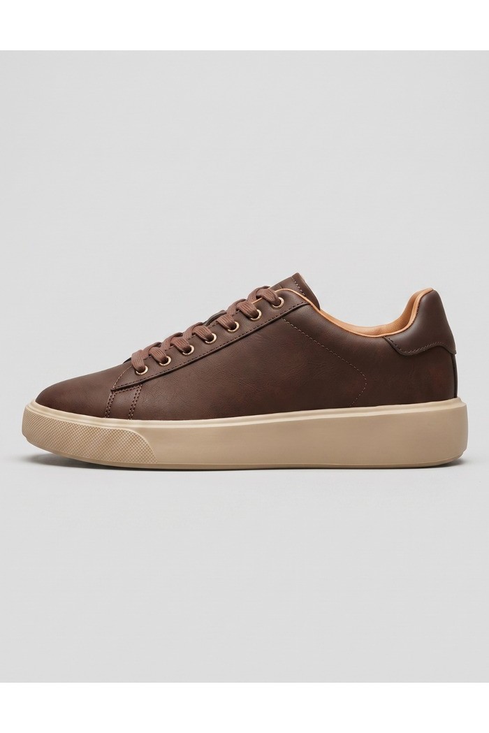 Blauer sneaker in pelle con logo BUCK13/NUB [962e5101]