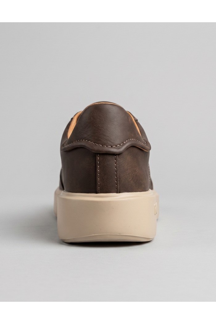 Blauer sneaker in pelle con logo BUCK13/NUB [2463d71b]