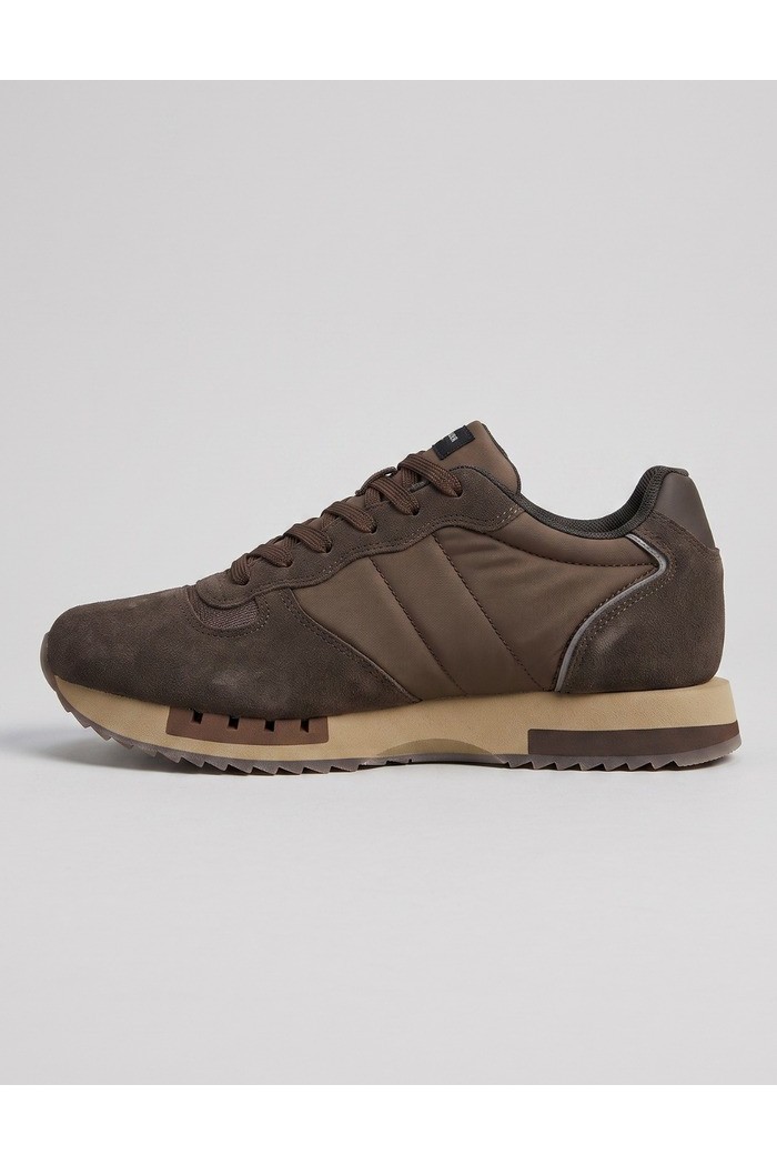 Blauer sneaker con scudetto QUEENS05/MES [3f206e8c]