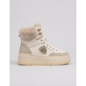 Blauer scarponcino con ecopelliccia e logo strass MARIBEL02/LES [efb9973c]