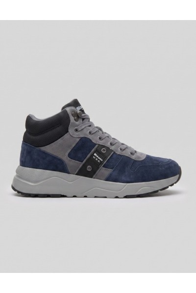 Blauer sneaker mid con scudetto OZARK04/NUS [c6a1d42b]