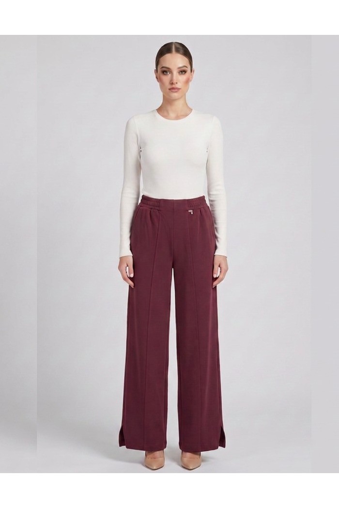 Markup pantalone in felpa interlock con spacchi MW2620011 [b750f910]