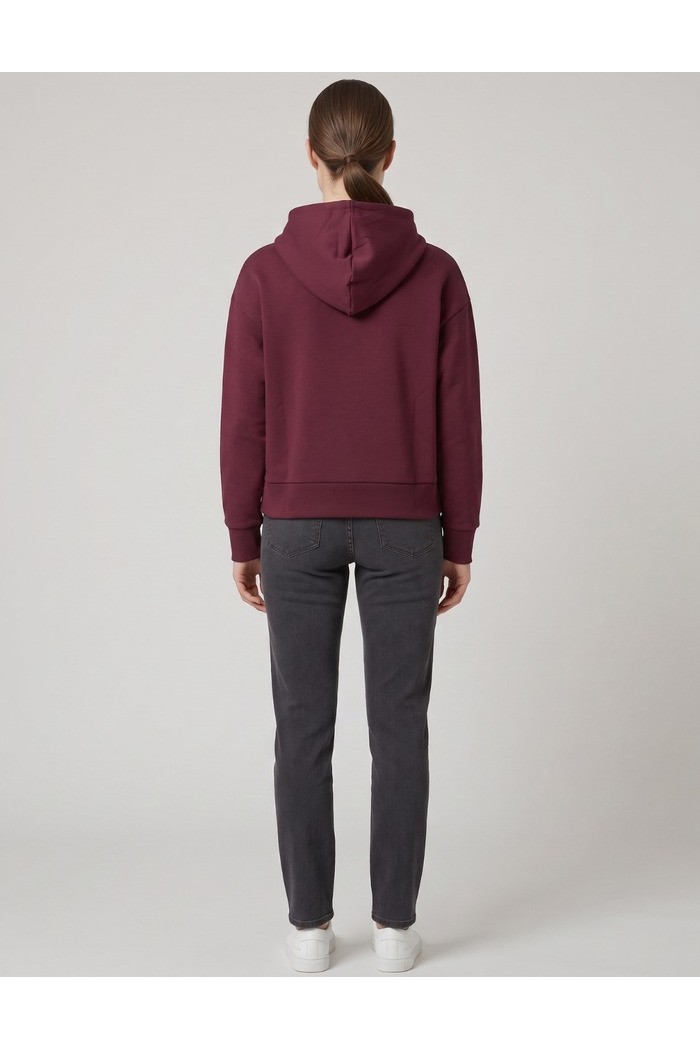 Markup felpa cropped con cappuccio MW2620014 [f3f0a42d]