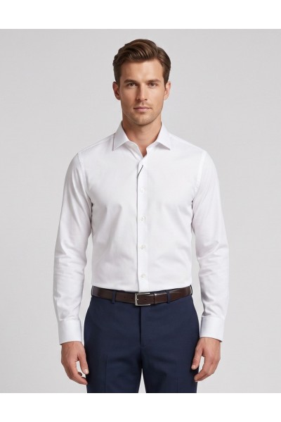 Markup camicia no stiro con collo francese MK9930012 [d039f04d]