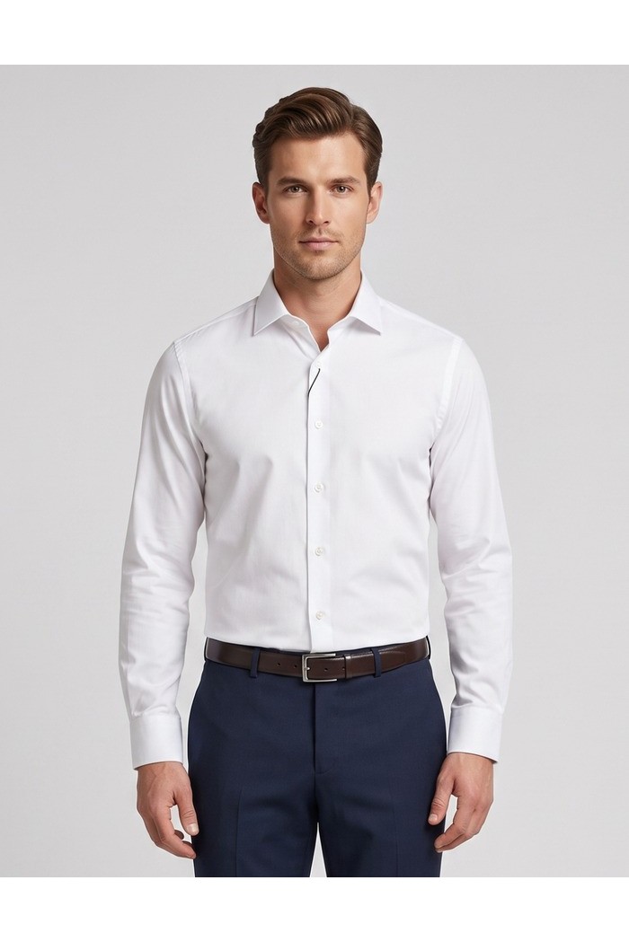 Markup camicia no stiro con collo francese MK9930012 [d039f04d]