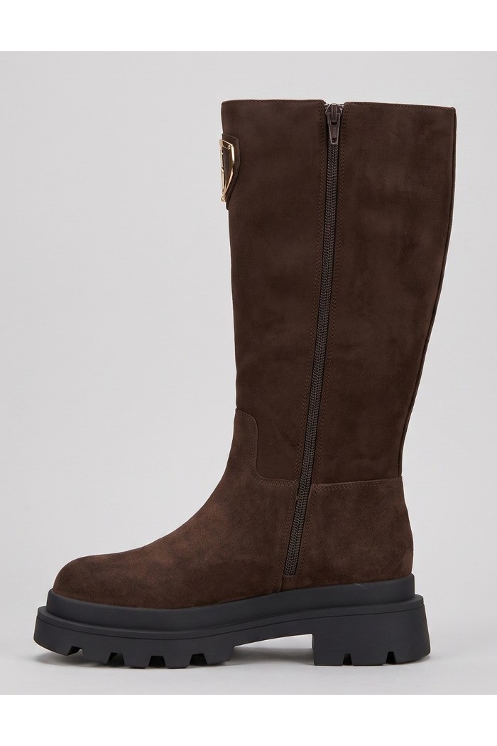 Blauer scarponcino in suede con zip KIMMEL13/SUE [8746064e]