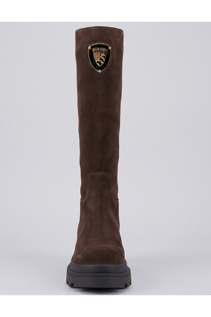 Blauer scarponcino in suede con zip KIMMEL13/SUE [305bc74a]