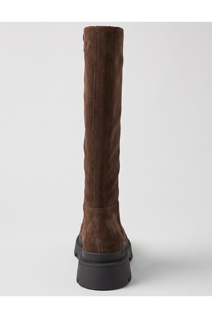 Blauer scarponcino in suede con zip KIMMEL13/SUE [350b8054]