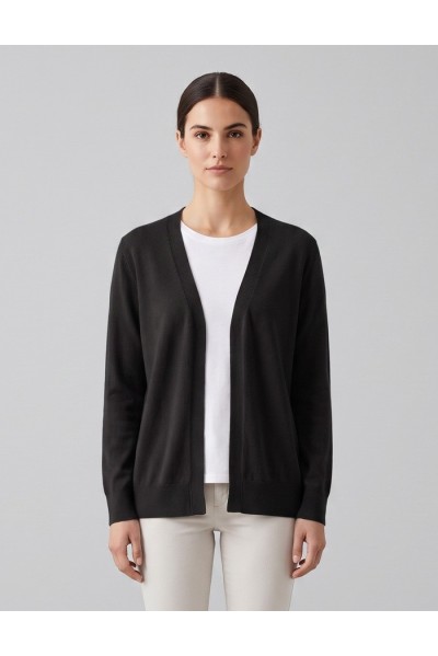 Markup cardigan in misto viscosa mano calda MW9600020 — 805219040080446_5