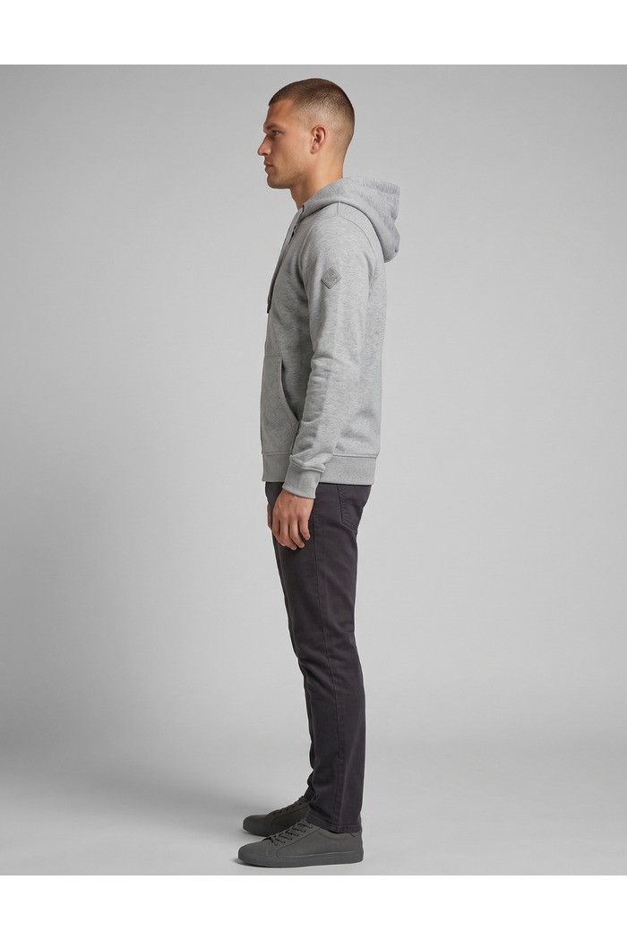 Markup felpa in misto cotone con zip e cappuccio MK22002 [cacfca9a]