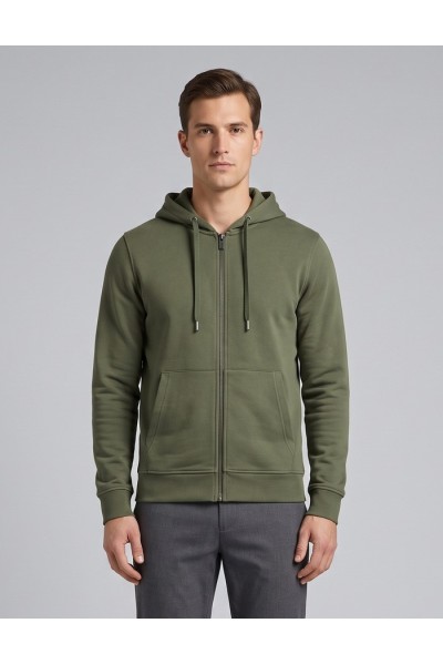 Markup felpa in misto cotone con zip e cappuccio MK22002 — 805219040080438_7