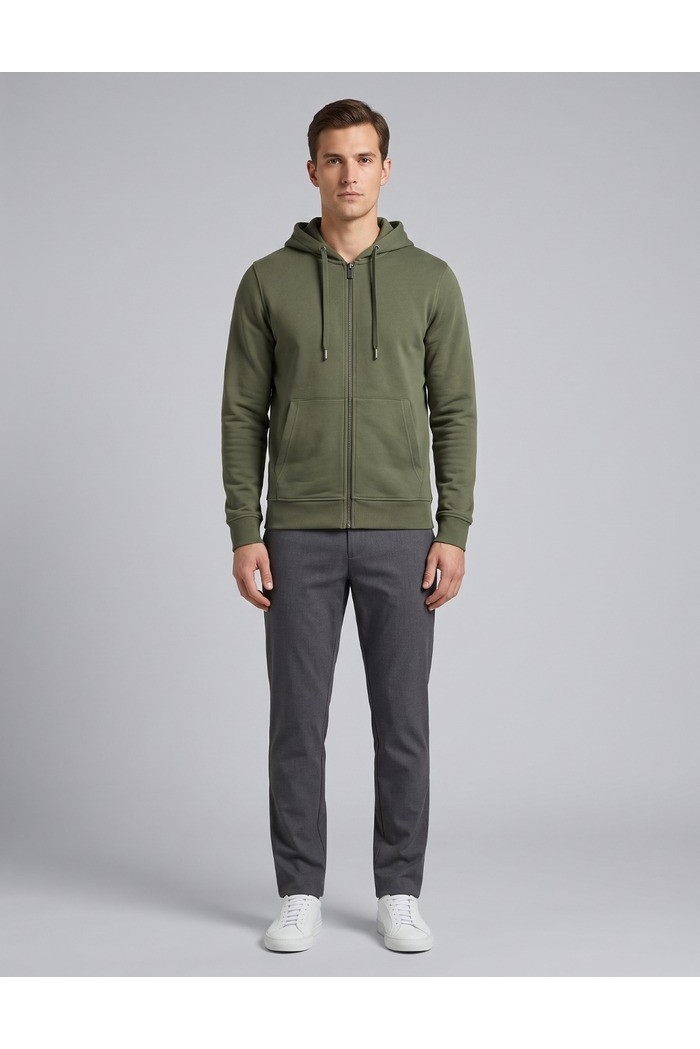 Markup felpa in misto cotone con zip e cappuccio MK22002 [3e75b7c0]