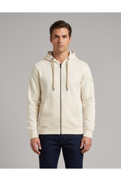 Markup felpa in misto cotone con zip e cappuccio MK22002 — 805219040080438_9