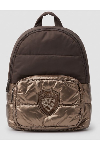 Blauer zaino trapuntato con logo F6WAVE04/PAD — 805219040080629_1