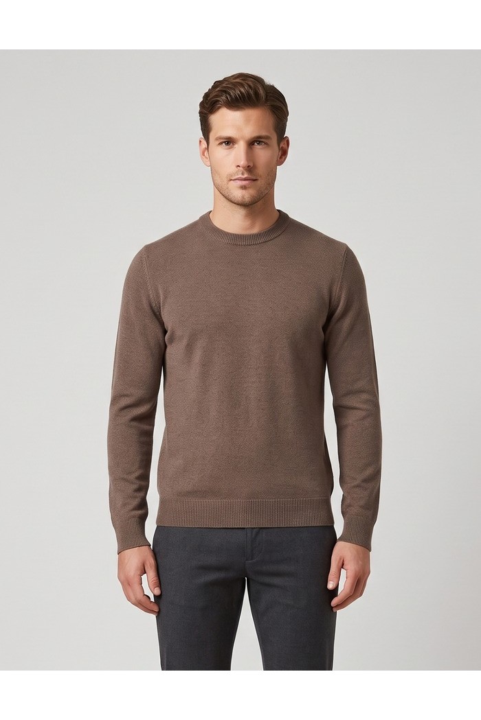 Markup maglia girocollo in misto viscosa punto riso MK9900014 [b5cc52e6]
