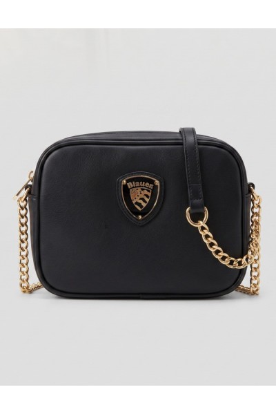 Blauer camera bag in pelle F6HIPS07/WHI [fd0d6283]