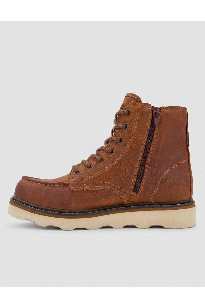 Blauer scarponcino in pelle F6NOLAN02/PUL [bb29c5ed]