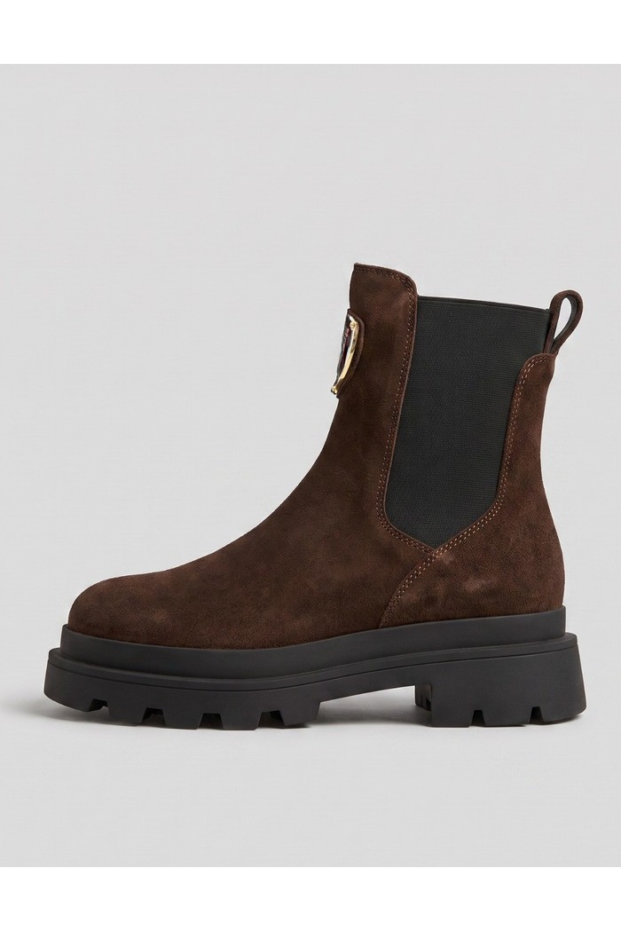 Blauer scarponcino in suede F6KIMMEL12/SUE [2f0f9ed6]