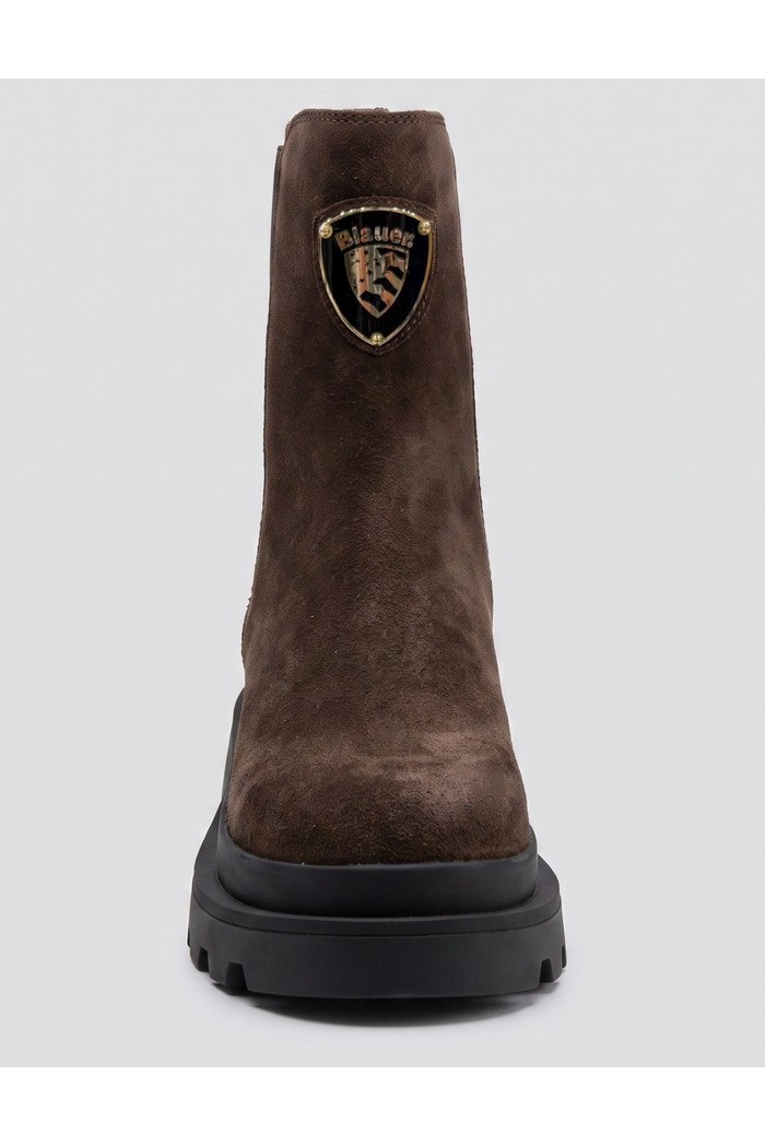 Blauer scarponcino in suede F6KIMMEL12/SUE [98125fd2]