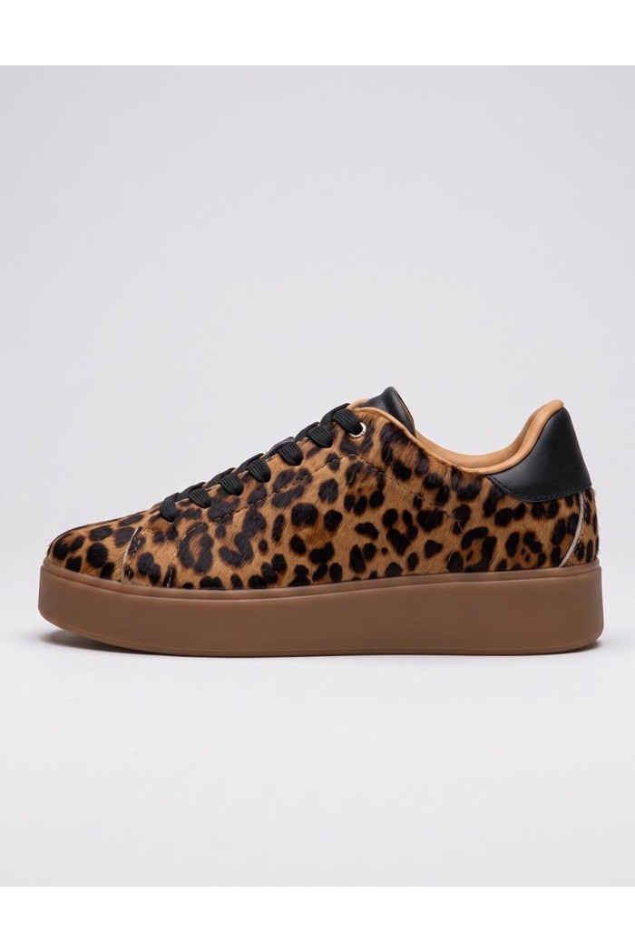 Blauer sneaker animalier F6VICTORY01/LEO [717cea56]