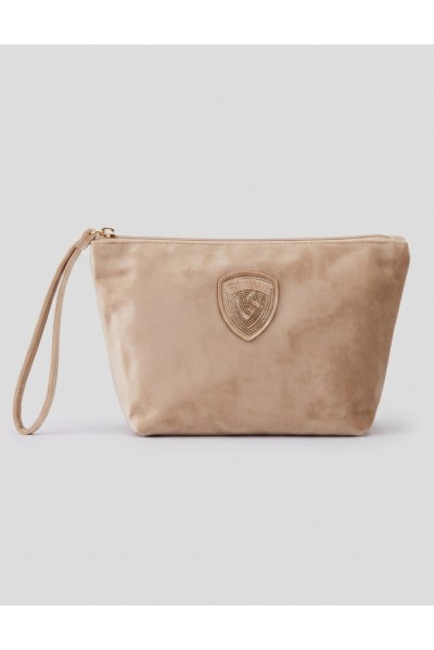 Blauer pochette in velluto F6DEBBY01/CLU [c4fe777f]