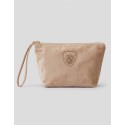 Blauer pochette in velluto F6DEBBY01/CLU [c4fe777f]